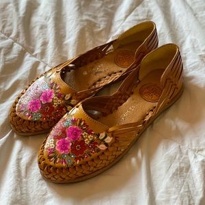 Hand painted huaraches